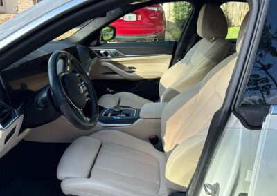 BMW i4 front seats